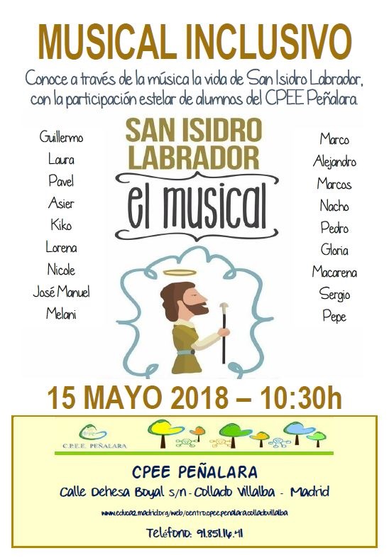 Musical inclusivo: San Isidro Labrador
