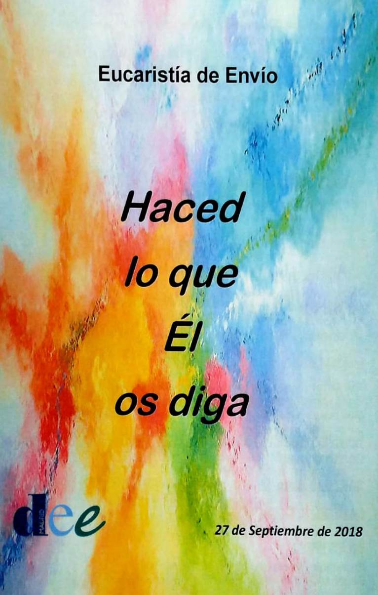 Celebración del Envío del profesorado. 27 de septiembre (19:00 h)