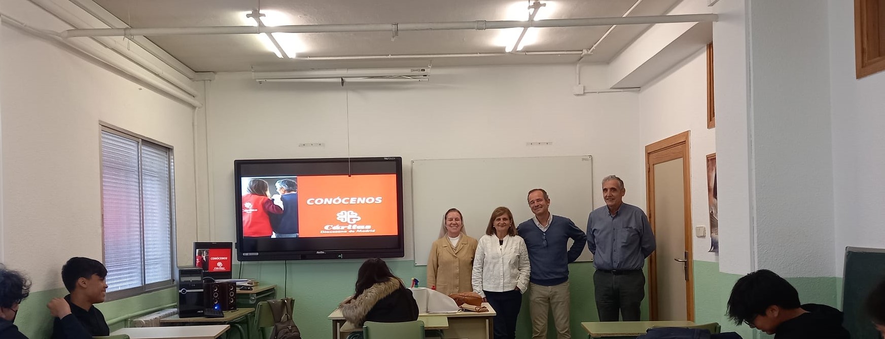 Cáritas: Sensibilización a estudiantes IES Vallecas